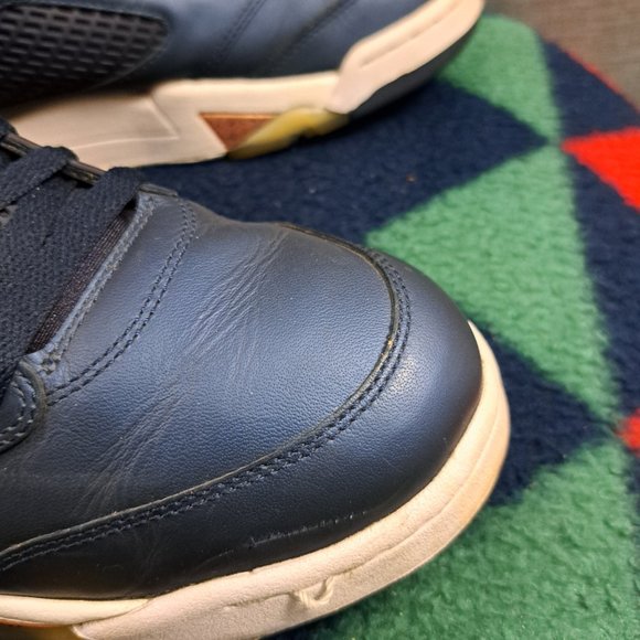 %Nike Air Jordan 5 Retro Navy Mens Basketball Shoes Size 10.5 / AJ25 main image 4